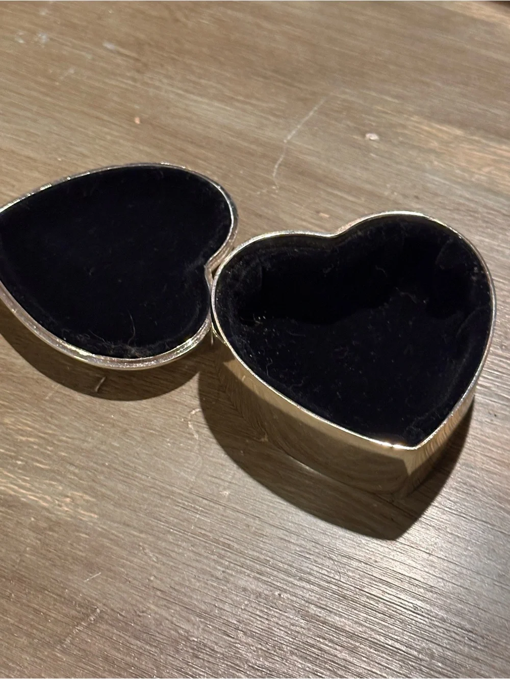 Heart-Shaped Silver Trinket Box